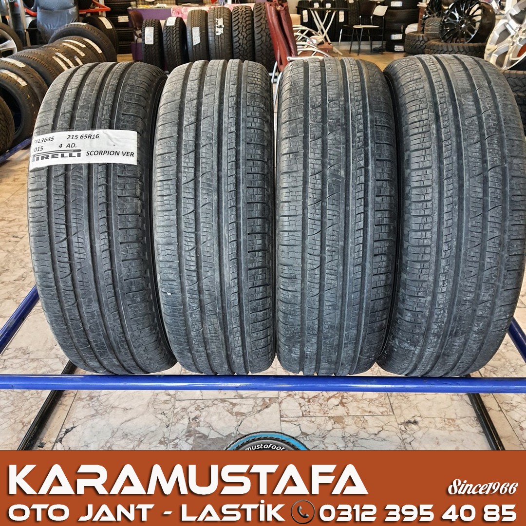 215 65 R 16 PIRELLI SCORPION VERDE * 2015 * 4 ADET * CYL3645 */* 215 65 R 16 PIRELLI SCORPION VERDE * 2015 * 4 ADET * CYL3645 */*