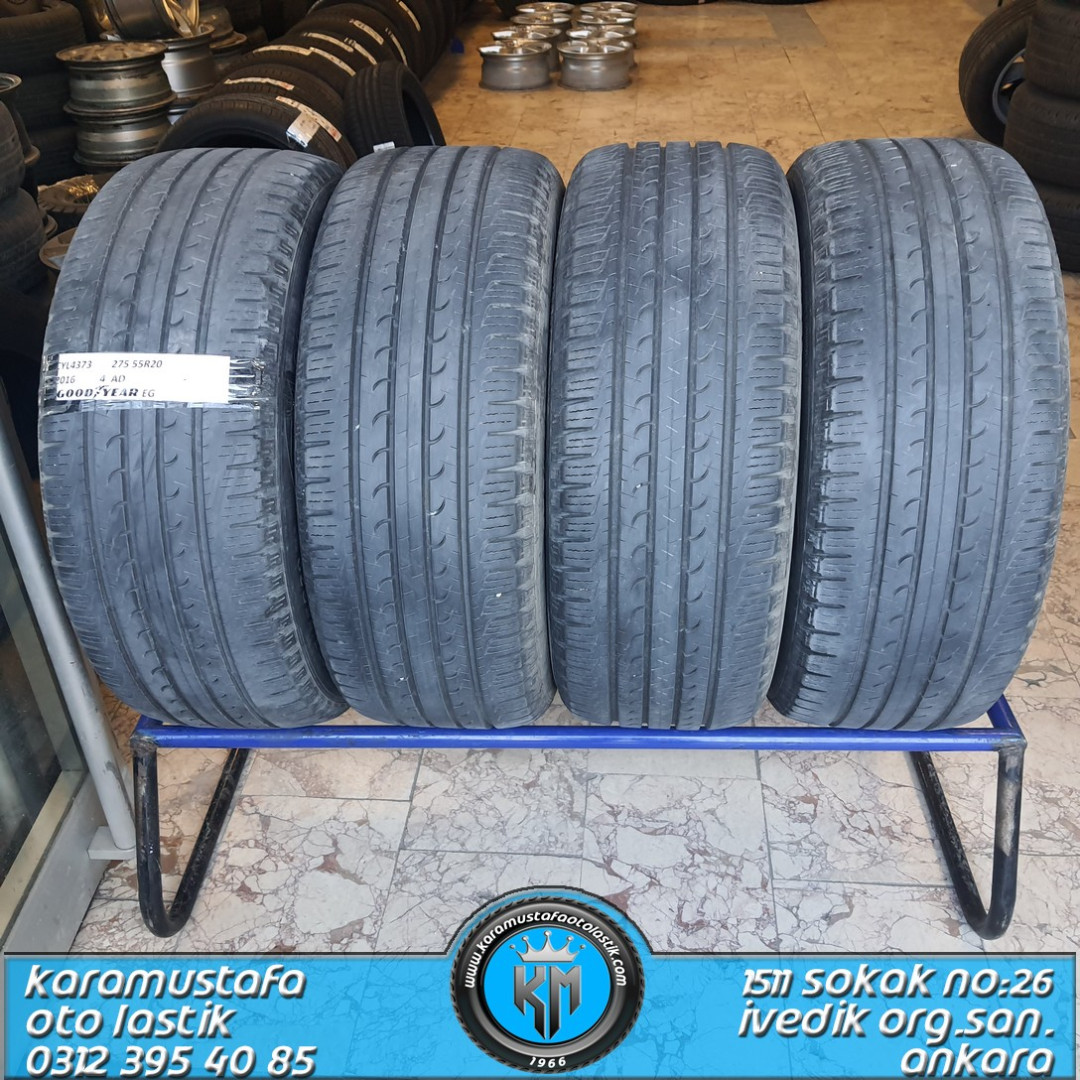 275 55 R 20 GOODYEAR EG 117Y * 2016 * 4 ADET * CYL4373 275 55 R 20 GOODYEAR EG 117Y * 2016 * 4 ADET * CYL4373