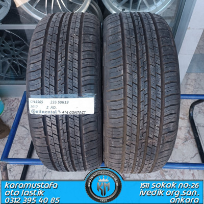 235 50 R 19 CONTINENTAL 4*4 CONTACT 99V * 2017 * 2 ADET * CYL4565 **