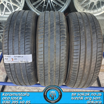 215 60 R 16 MICHELIN PRIMACY3 95V * 2020 * 3 ADET * CYL4657 */*