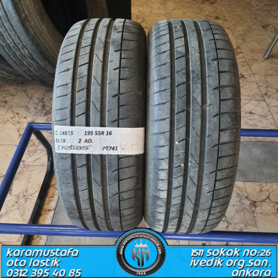195 55 R 16 PETLAS PT741 87H * 2019 * 2 ADET * CYL4815 */*