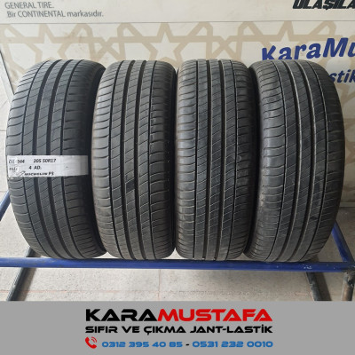 205 50 R 17 MICHELIN PRIMACY3 93V * 2017 * 4 ADET * CYL4944 **