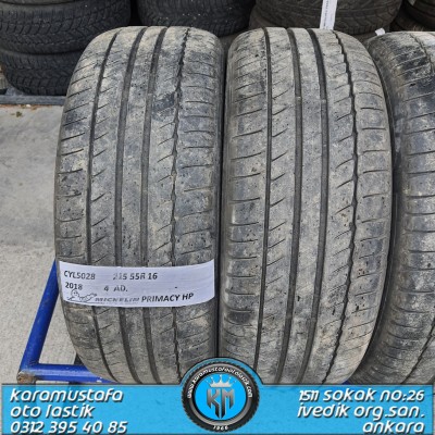 215 55 R 16 MICHELIN PRIMACY HP 93V * 2018 * 2 ADET * CYL5028 */*