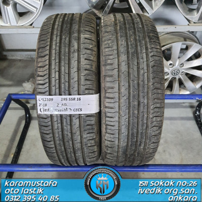195 55 R 16 CONTINENTAL CEC5 87H * 2018 * 2 ADET * CYL5109 */*