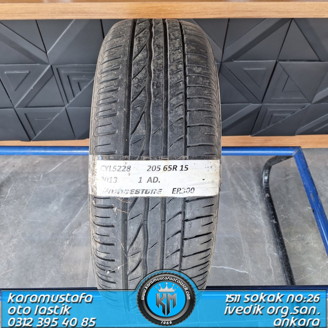 205 65 R 15 BRIDGESTONE ER300 94H * 2013 * 1 ADET * CYL5228 205 65 R 15 BRIDGESTONE ER300 94H * 2013 * 1 ADET * CYL5228