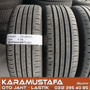 215 60 R 17 CONTINENTAL CEC5 96H * 2015 * 4 ADET * CYL5307