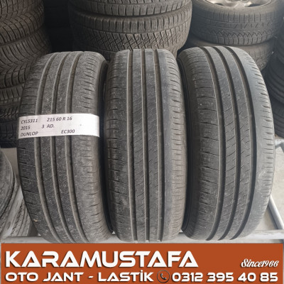 215 60 R 16 DUNLOP EC300 95V * 2015 * 2 ADET * CYL5311 */*