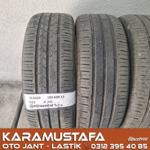 195 60 R 15 CONTINENTAL EC6 88H * 2022 * 4 ADET * CYL5550
