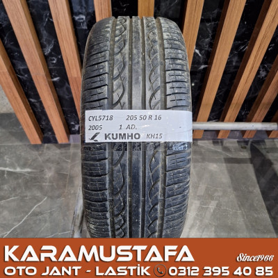 205 50 R 16 KUMHO KH15 87V * 2005 * 1 ADET * CYL5718 ** 205 50 R 16 KUMHO KH15 87V * 2005 * 1 ADET * CYL5718 **