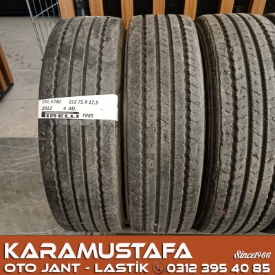 215 75 R 17 PIRELLI FR85 124M * 2012 * 2 ADET * CYL5730 */*