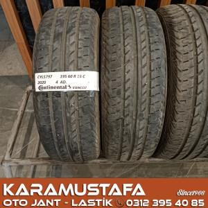 195 60 R 16 C CONTINENTAL * 2020 *  4 ADET * CYL5797