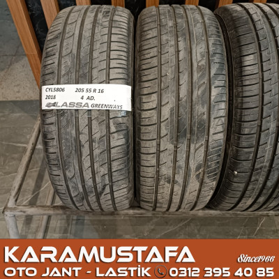 205 55 R 16 LASSA GREENWAYS 91V * 2018 * 2 ADET * CYL5806 **
