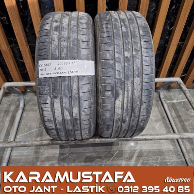 205 50 R 17 DUNLOP LM705 93V * 2022 * 2 ADET * CYL5847 */*