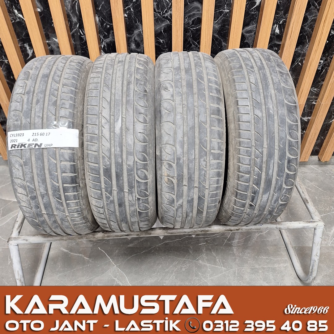215 60 R 17 RIKEN UHP 96H * 2021 * 4 ADET * CYL5923 215 60 R 17 RIKEN UHP 96H * 2021 * 4 ADET * CYL5923