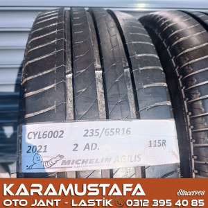 235 65 R 16 MICHELIN AGILIS 115R * 2021 * 2 ADET * CYL6002