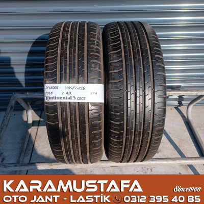 195 55 R 16 CONTINENTAL CEC5 87H * 2018 * 2 ADET * CYL6004 */*