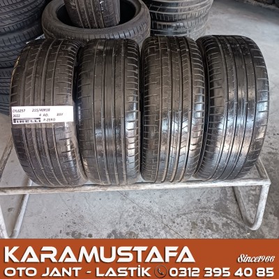 215 40 R 18 PIRELLI PZERO 89Y * 2022 * 4 ADET * CYL6257