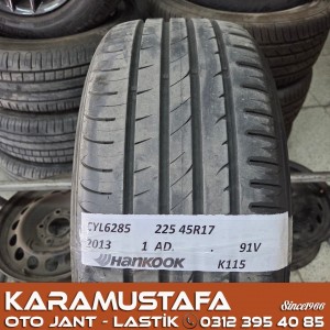 225 45 R 17 HANKOOK K115 91V * 2013 * 1 ADET * CYL6285