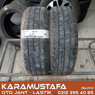 195 60 R 16 GOODYEAR CARGO 99H * 2010 * 2 ADET * CYL6314 195 60 R 16 GOODYEAR CARGO 99H * 2010 * 2 ADET * CYL6314