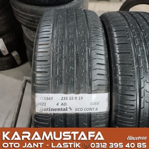 235 55 R 19 CONTINENTAL EC06 105V * 2021 * 4 ADET * CKL6343