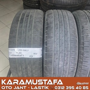 205 55 R 17 CONTINENTAL ECO6 91V * 2021 * 4 ADET * CYL6374 */* 205 55 R 17 CONTINENTAL ECO6 91V * 2021 * 4 ADET * CYL6374 */*