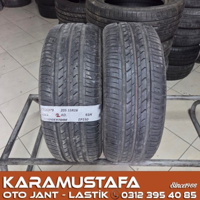 205 55 R 16 BRIDGESTONE EP150 91V * 2021 * 2 ADET * CYL6379 */* 205 55 R 16 BRIDGESTONE EP150 91V * 2021 * 2 ADET * CYL6379 */*