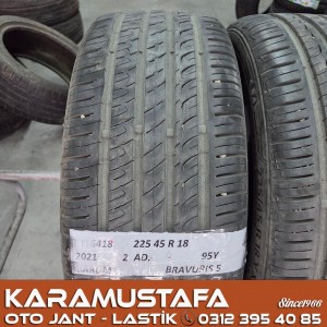 225 45 R 18 BARUM BRAVURIS5 95Y * 2021 * 2 ADET * CYL6418 */*