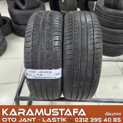 205 60 R 16 MICHELIN PRIMACY HP 92W * 2012 * 2 ADET * CYL6423 */* 205 60 R 16 MICHELIN PRIMACY HP 92W * 2012 * 2 ADET * CYL6423 */*