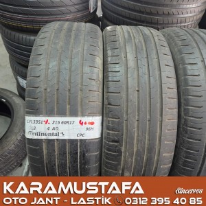 215 60 R 17 CONTINENTAL CEC5 93V * 2019 * 4 ADET * CYL6424 */* 215 60 R 17 CONTINENTAL CEC5 93V * 2019 * 4 ADET * CYL6424 */*