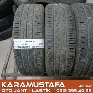 195 60 R 15 CONTINENTAL ECO6 88H * 2022 * 4 ADET * CYL6457 */*