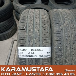 195 60 R 15 CONTINENTAL ECO6 88H * 2022 * 4 ADET * CYL6457 */*