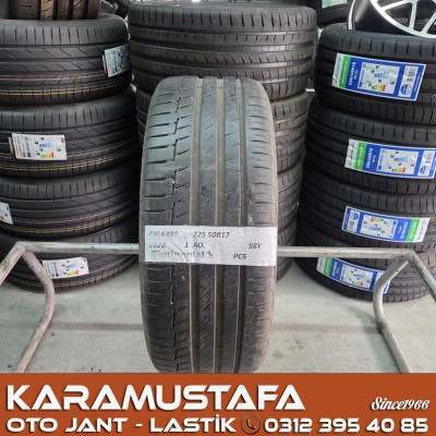 225 50 R 17 CONTINETAL PC6 98Y * 2022 * 1 ADET * CYL6489 */* 225 50 R 17 CONTINETAL PC6 98Y * 2022 * 1 ADET * CYL6489 */*