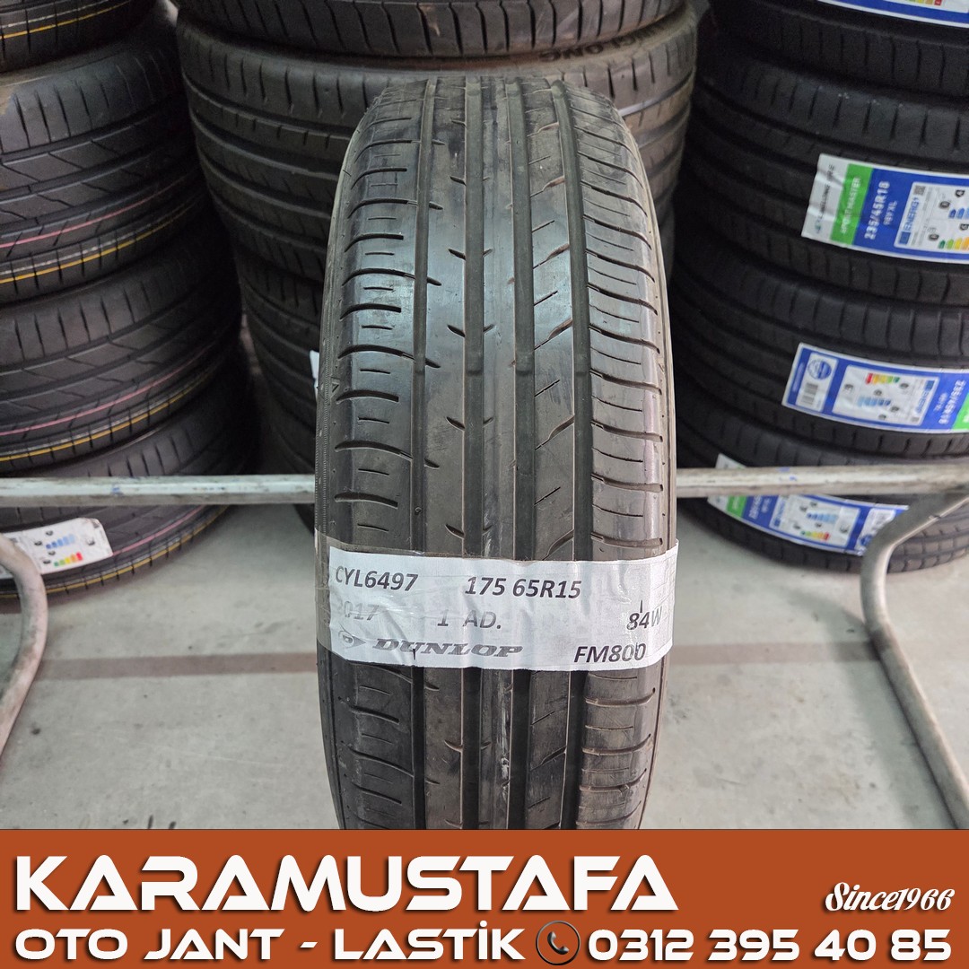 175 65 R 15 DUNLOP FM800 84W * 2017 * 1 ADET * CYL6497 */* 175 65 R 15 DUNLOP FM800 84W * 2017 * 1 ADET * CYL6497 */*
