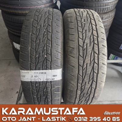 215 65 R 16 CONTINENTAL CCC LX2 98H * 2022 * 2 ADET * CYL6503 */*