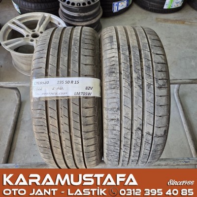 195 50 R 15 DUNLOP LM705 W 82V * 2022 * 2 ADET * CYL6520 */* 195 50 R 15 DUNLOP LM705 W 82V * 2022 * 2 ADET * CYL6520 */*