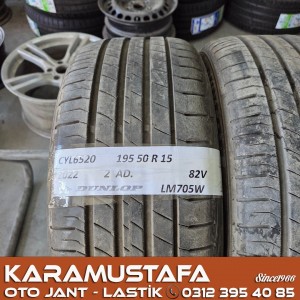 195 50 R 15 DUNLOP LM705 W 82V * 2022 * 2 ADET * CYL6520 */*