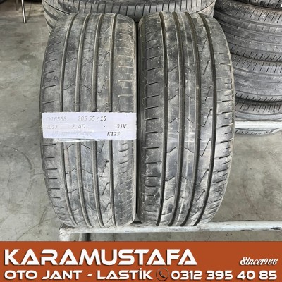 205 55 R 16 HANKOOK K125 91V * 2017 * 2 ADET * CYL6568 */*