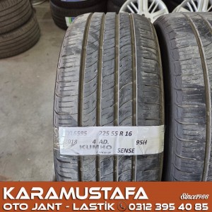 225 55 R 16 KUMHO SENSE 95H * 2018 * 4 ADET * CYL6595 */*