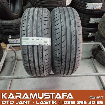 205 55 R 16 DUNLOP SPORT BLUE 91V * 2018 * 2 ADET * CYL6601