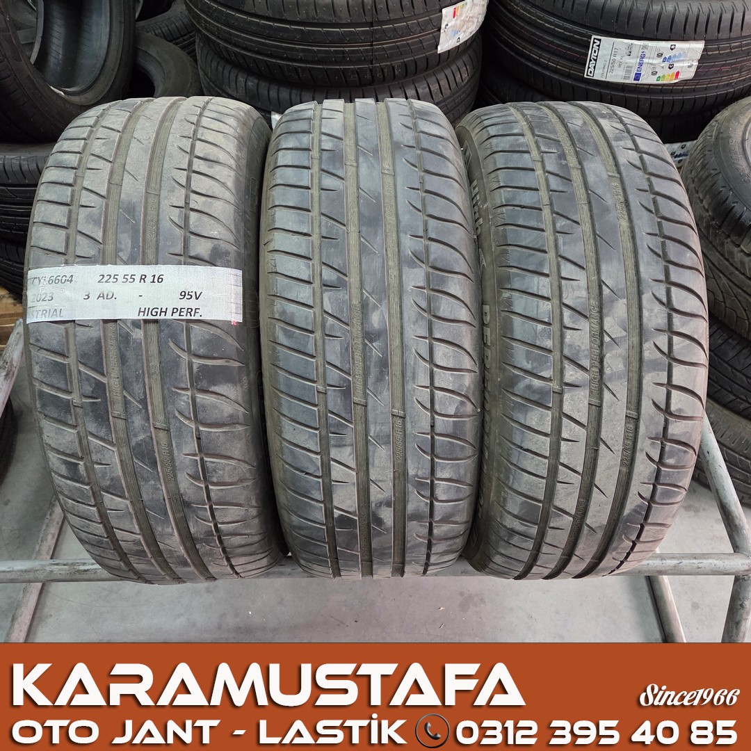 225 55 R 16 STRIAL HIGH PERFORMANCE 95V * 2023 * 3 ADET * CYL6604 225 55 R 16 STRIAL HIGH PERFORMANCE 95V * 2023 * 3 ADET * CYL6604