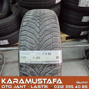 195 60 R 15 MICHELIN CROSSCILAMTE2 92V * 2022 * 1 ADET * CYL6605 195 60 R 15 MICHELIN CROSSCILAMTE2 92V * 2022 * 1 ADET * CYL6605