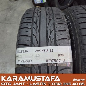 205 65 R 15 MARSHALL MATRAC FX 94H * 2021 * 2 ADET * CYL6618 */*