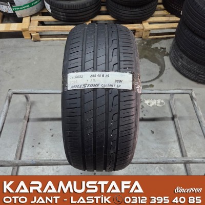 245 40 R 19 MILESTONE CARMILESPORT 98W * 2025 * 1 ADET * CYL6632 */*