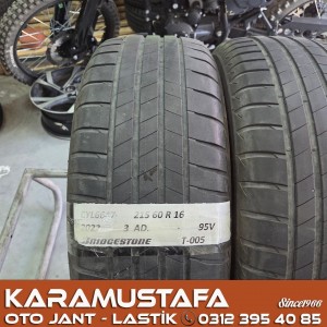 215 60 R 16 BRIDGESTONE T005 95V * 2022 * 3 ADET * CYL6647