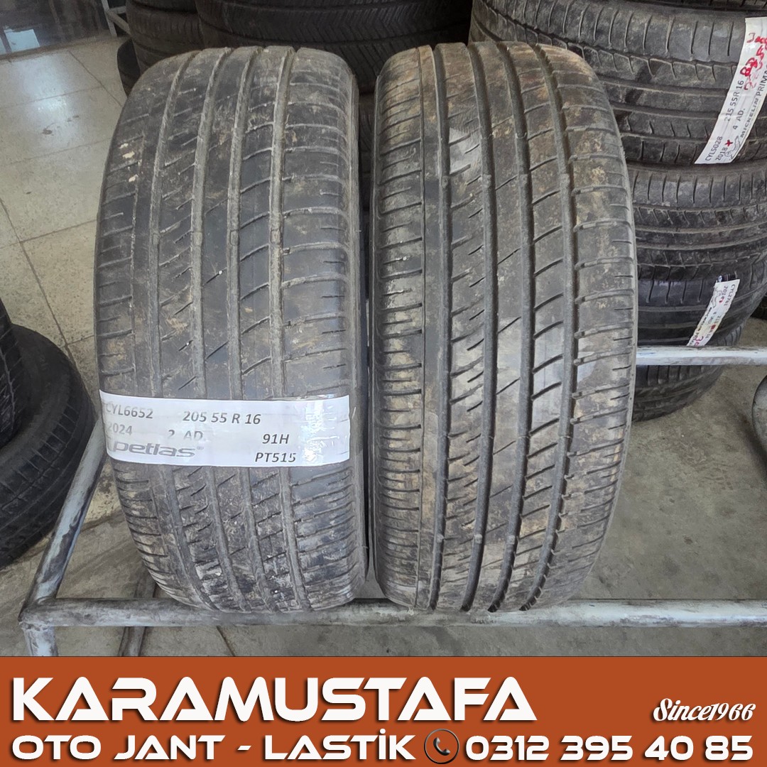 205 55 R 16 PETLAS PT515 91H * 2024 * 2 ADET * CYL6652 */* 205 55 R 16 PETLAS PT515 91H * 2024 * 2 ADET * CYL6652 */*