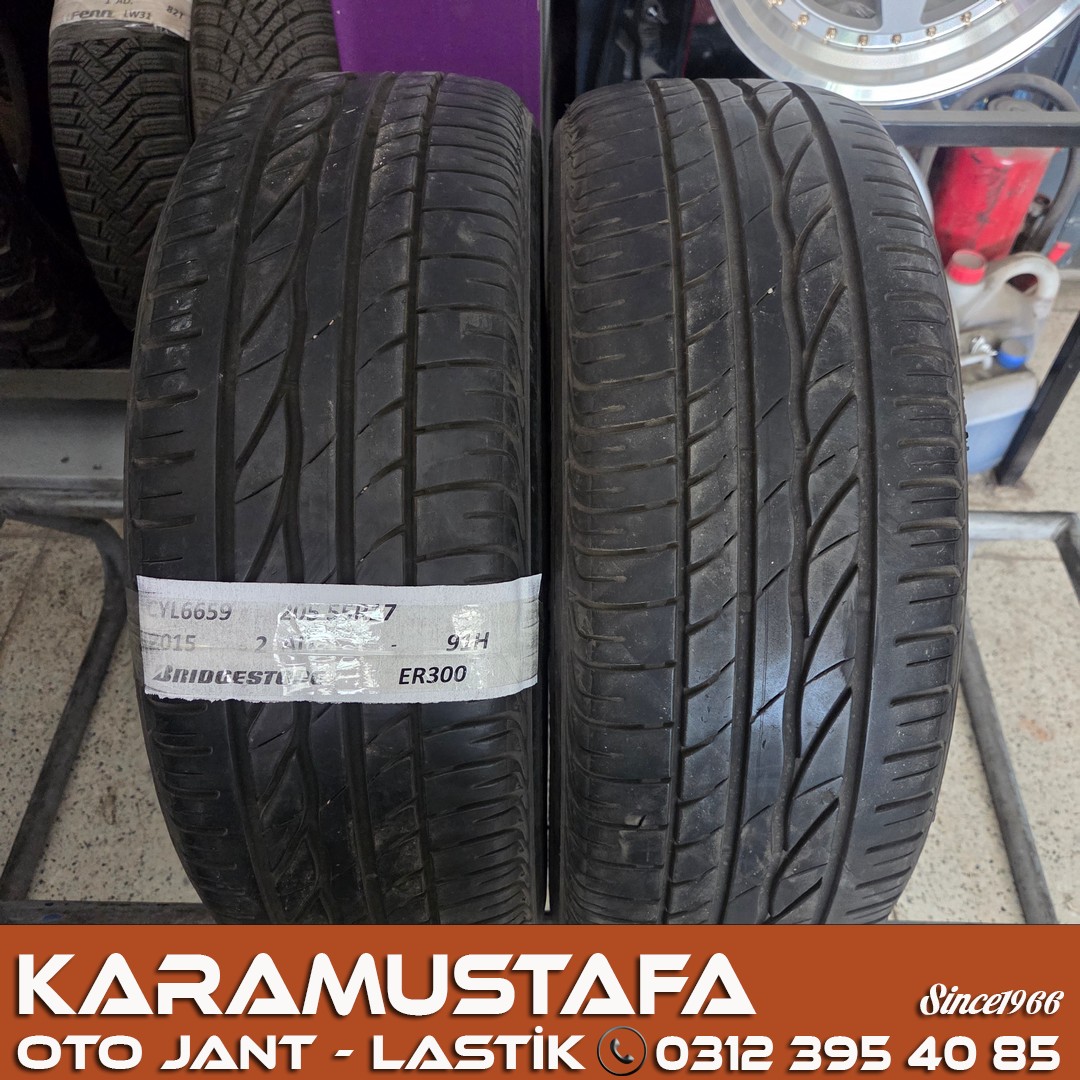 205 55 R 17 BRIDGESTONE ER300 91H * 2015 * 2 ADET * CYL6659 */* 205 55 R 17 BRIDGESTONE ER300 91H * 2015 * 2 ADET * CYL6659 */*