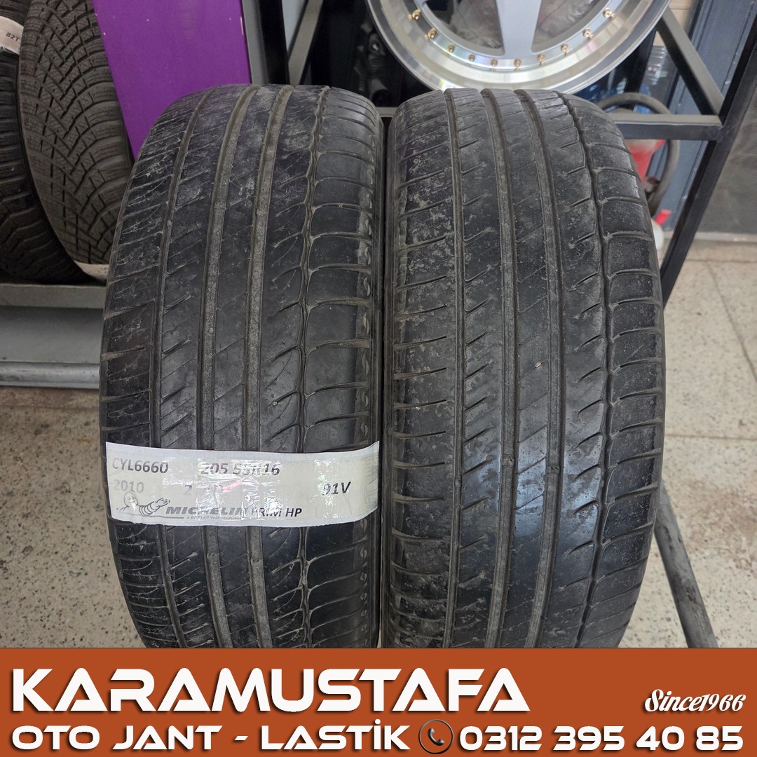 205 55 R 17 MICHELIN PRIMACY HP 91V * 2010 * 2 ADET * CYL6660 */* 205 55 R 17 MICHELIN PRIMACY HP 91V * 2010 * 2 ADET * CYL6660 */*