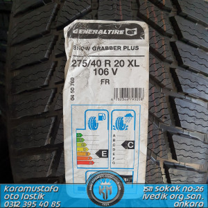 275 40 R 20 GENERAL SNOW GRABER 106V 2023