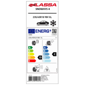235 45 R 18 LASSA SNOWAYS4 98V XL
