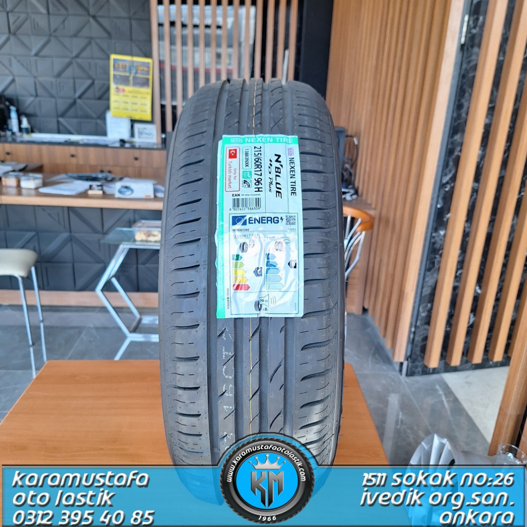 Pneu Nexen N'blue HD Plus 215/60 R17 96H - Été 2023/2024 - Neuf - Lot De 1